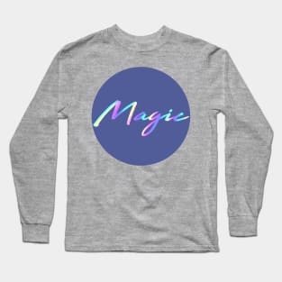 Magic Text Simple Long Sleeve T-Shirt